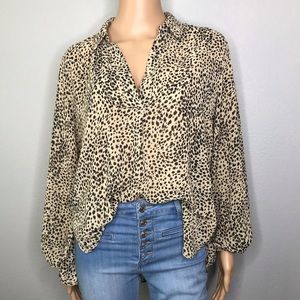 Animal Print Vici Blouse/Top
